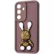 Защитный чехол Pretty Things Case для Samsung Galaxy S25 Plus (S936) - Brown / Rabbit. Фото 1 из 6