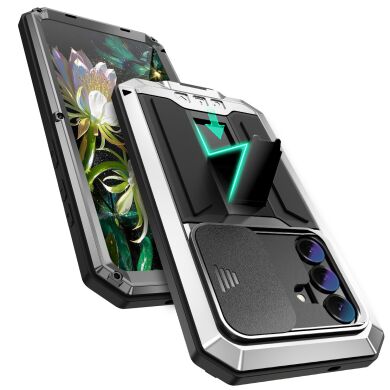 Захисний чохол R-JUST Armadillo для Samsung Galaxy S26 (S942) - Silver