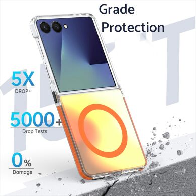 Защитный чехол Reframe ChromaGlow для Samsung Galaxy Flip 8 / Flip 7 - Orange