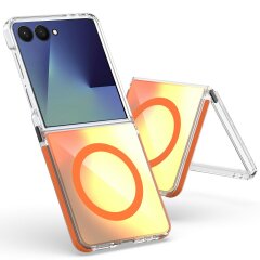 Защитный чехол Reframe ChromaGlow для Samsung Galaxy Flip 8 / Flip 7 - Orange