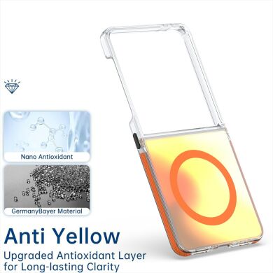 Защитный чехол Reframe ChromaGlow для Samsung Galaxy Flip 8 / Flip 7 - Orange