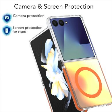 Защитный чехол Reframe ChromaGlow для Samsung Galaxy Flip 8 / Flip 7 - Orange