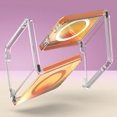 Защитный чехол Reframe ChromaGlow для Samsung Galaxy Flip 8 / Flip 7 - Orange