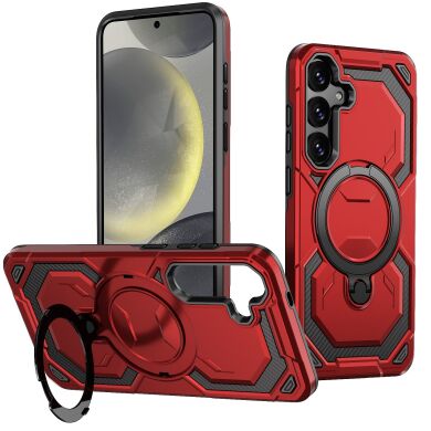 Защитный чехол Reframe Hybrid Magnetic для Samsung Galaxy S25 Plus (S936) - Red