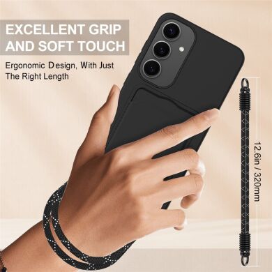 Защитный чехол Reframe Silicone Holder для Samsung Galaxy S24 (S921) - Black