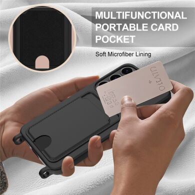 Защитный чехол Reframe Silicone Holder для Samsung Galaxy S24 (S921) - Black