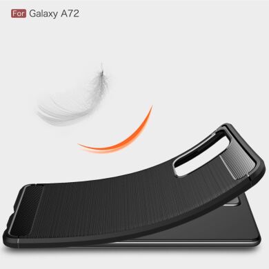 Защитный чехол UniCase Carbon для Samsung Galaxy A72 (А725) - Red
