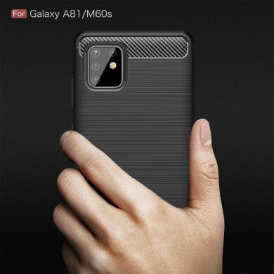 Защитный чехол UniCase Carbon для Samsung Galaxy Note 10 Lite (N770) - Black