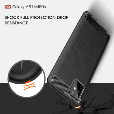 Защитный чехол UniCase Carbon для Samsung Galaxy Note 10 Lite (N770) - Red