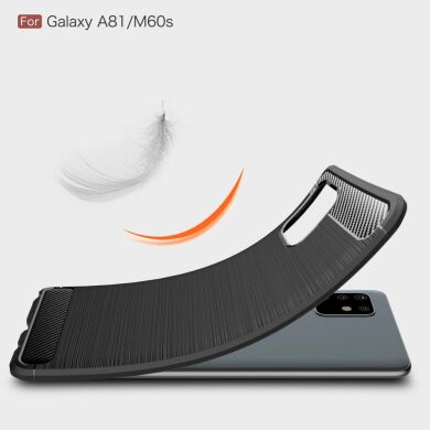 Захисний чохол UniCase Carbon для Samsung Galaxy Note 10 Lite (N770) - Red