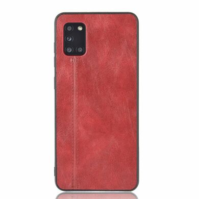 Защитный чехол UniCase Leather Series для Samsung Galaxy A31 (A315) - Red