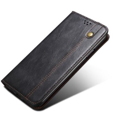 Захисний чохол UniCase Leather Wallet для Samsung Galaxy S21 (G991) - Black