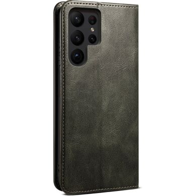 Защитный чехол UniCase Leather Wallet для Samsung Galaxy S26 Ultra (S948) - Green