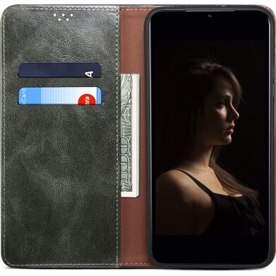 Защитный чехол UniCase Leather Wallet для Samsung Galaxy S26 Ultra (S948) - Green