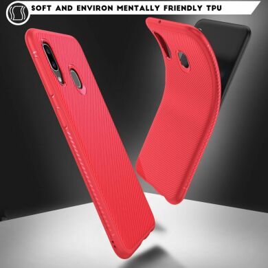 Защитный чехол UniCase Twill Soft для Samsung Galaxy A20e (A202) - Red