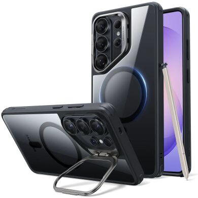 Защитный чехол ESR Classic Hybrid Magnetic Case (Stash Stand) для Samsung Galaxy S26 Ultra (S948) - Clear / Black