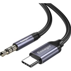 AUX-кабель ESSAGER E02 Type-С to 3.5mm (1m) EZJE02-0G - Grey