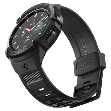 Захисний чохол Spigen (SGP) Rugged Armor Pro (FW) для Samsung Galaxy Watch 6 Classic (43mm) - Black