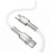 Кабель Baseus Cafule Metal Type-C to Type-C (100W, 1m) CATJK-C02 - White