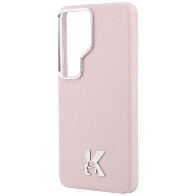 Защитный чехол Karl Lagerfeld K Metal Logo MagSafe для Samsung Galaxy S26 Ultra (S948) KLHMS26L5PGFKHGP - Pink