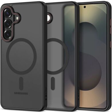 Защитный чехол Tech-Protect MagCam MagSafe для Samsung Galaxy S26 (S942) - Matte Black / Red