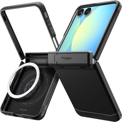 Защитный чехол Spigen (SGP) Tough Armor Pro (MagFit) для Samsung Galaxy Flip 7 (ACS09561) - Black