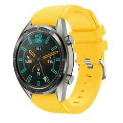 Ремінець UniCase Twill Texture для годинників з шириною кріплення 22 мм - Yellow