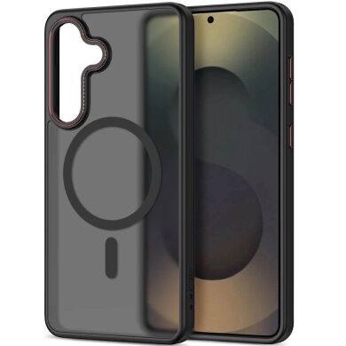Защитный чехол Tech-Protect MagCam MagSafe для Samsung Galaxy S26 (S942) - Matte Black / Red