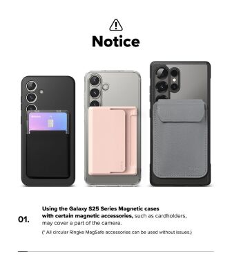 Захисний чохол Ringke Fusion Magnetic для Samsung Galaxy S25 (S931) 8800274968103 - Clear