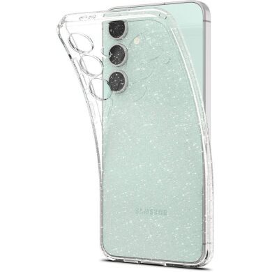 Защитный чехол Spigen (SGP) Liquid Crystal Glitter для Samsung Galaxy S24 FE (S721) ACS08617 - Crystal Quartz