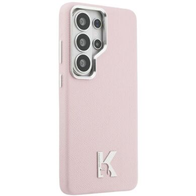 Защитный чехол Karl Lagerfeld K Metal Logo MagSafe для Samsung Galaxy S26 Ultra (S948) KLHMS26L5PGFKHGP - Pink