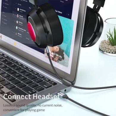 AUX-кабель ESSAGER E02 Type-С to 3.5mm (1m) EZJE02-0G - Grey