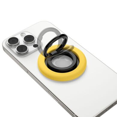 Магнитное кольцо-держатель Spigen (SGP) Nano Pop Ring (MagFit) AMP09027 - Mango Yellow