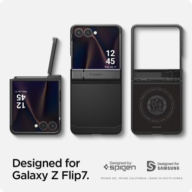 Защитный чехол Spigen (SGP) Tough Armor Pro (MagFit) для Samsung Galaxy Flip 7 (ACS09561) - Black