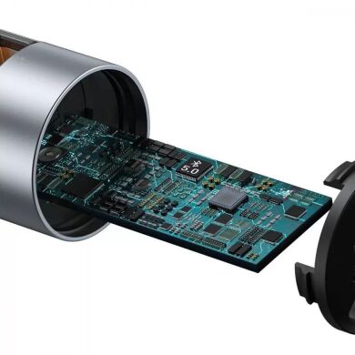 FM модулятор Baseus Energy Column 18W (CCNLZ-C0S) - Silver