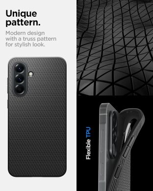 Захисний чохол Spigen (SGP) Liquid Air для Samsung Galaxy A56 (A566) ACS09291 - Matte Black