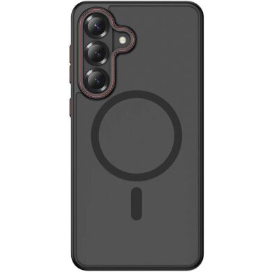 Защитный чехол Tech-Protect MagCam MagSafe для Samsung Galaxy S26 (S942) - Matte Black / Red