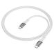 Кабель Hoco U111 Type-C to Type-C 60W (3A, 1.2 m) - Gray. Фото 3 из 6