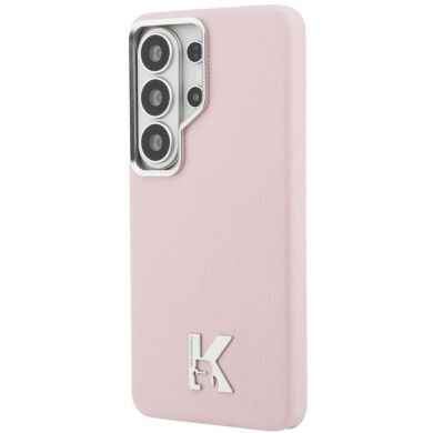 Защитный чехол Karl Lagerfeld K Metal Logo MagSafe для Samsung Galaxy S26 Ultra (S948) KLHMS26L5PGFKHGP - Pink