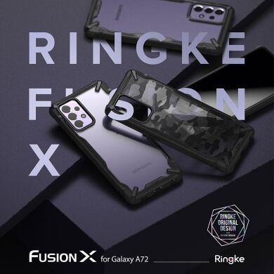 Захисний чохол RINGKE Fusion X для Samsung Galaxy A72 (А725) - Camo Black