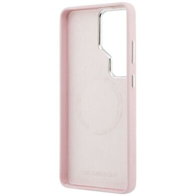 Защитный чехол Karl Lagerfeld K Metal Logo MagSafe для Samsung Galaxy S26 Ultra (S948) KLHMS26L5PGFKHGP - Pink