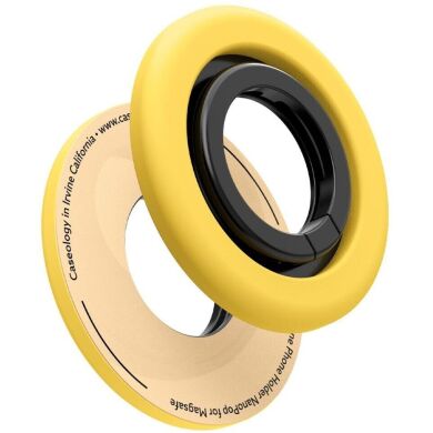 Магнитное кольцо-держатель Spigen (SGP) Nano Pop Ring (MagFit) AMP09027 - Mango Yellow