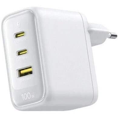 Сетевое зарядное устройство Baseus EnerFill FE22 100W (2Type-C + USB) E0123801 - White
