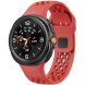 Ремешок KALEBOL Hole Design для Samsung Galaxy Watch 8 (40/44mm) / 8 Classic - Red. Фото 3 из 7