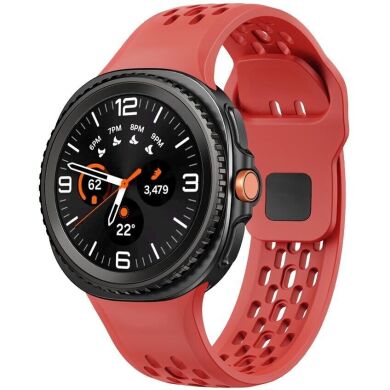 Ремешок KALEBOL Hole Design для Samsung Galaxy Watch 8 (40/44mm) / 8 Classic - Red