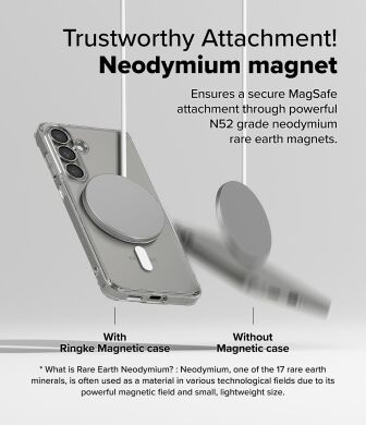 Захисний чохол Ringke Fusion Magnetic для Samsung Galaxy S25 (S931) 8800274968103 - Clear