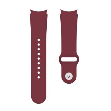 Ремешок Deexe Soft Touch для Samsung Galaxy Watch 5 (40/44mm) / 5 Pro (45mm) - Wine Red