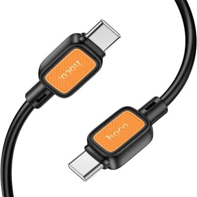 Кабель Hoco X108 Benefit Type-C to Type-C (60W, 1m) - Black