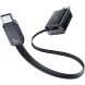 Сетевое зарядное устройство USAMS US-CC296 GaN 30W (USB + Type-C) + кабель Type-C - Black. Фото 3 из 21