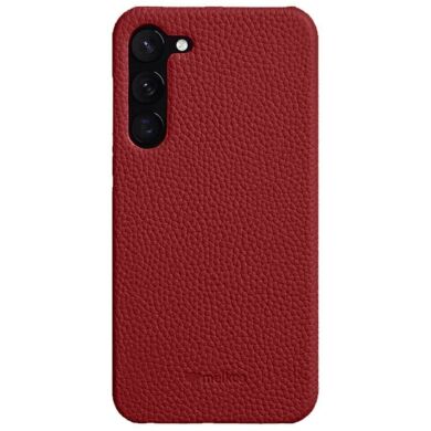 Шкіряний чохол MELKCO Leather Case для Samsung Galaxy S22 (S901) - Red